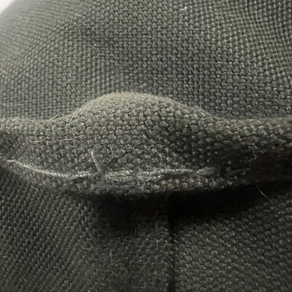 Vintage Dakota Utility Duffle Weekender Bag Dark Green Leather Straps 22” x 17” - Picture 13 of 16